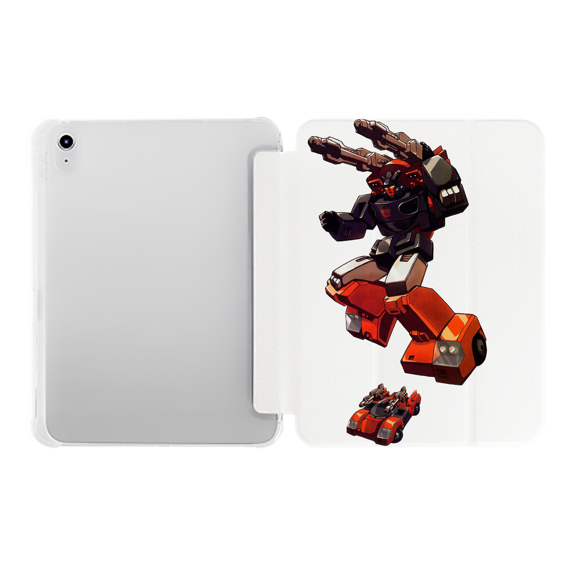 （画像用）  IPad ケース ペン収納付き 三つ折りスタンド PUレザー×シリコン 対応機種9.5/10.5/10.9インチ